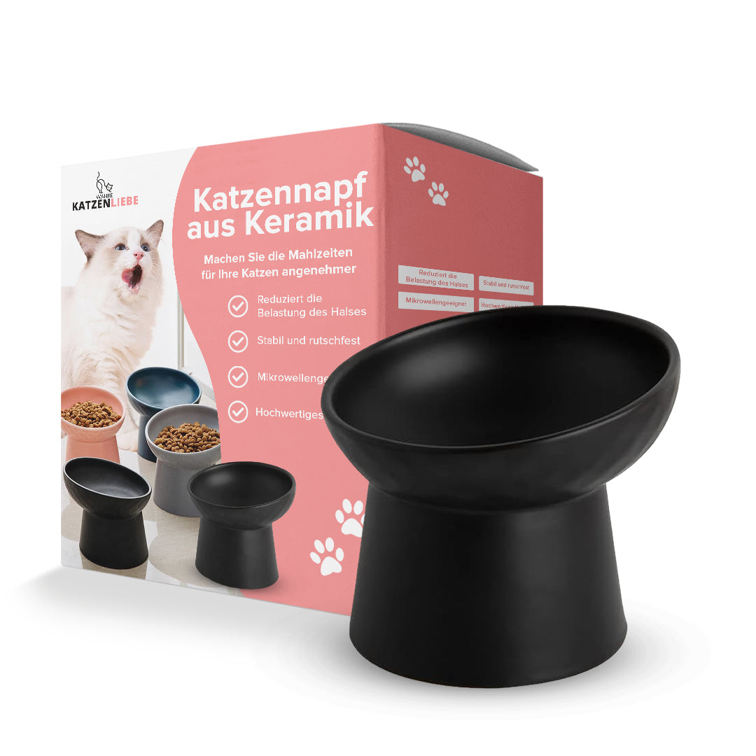 Keramik-Katzennapf - Wahre Katzenliebe