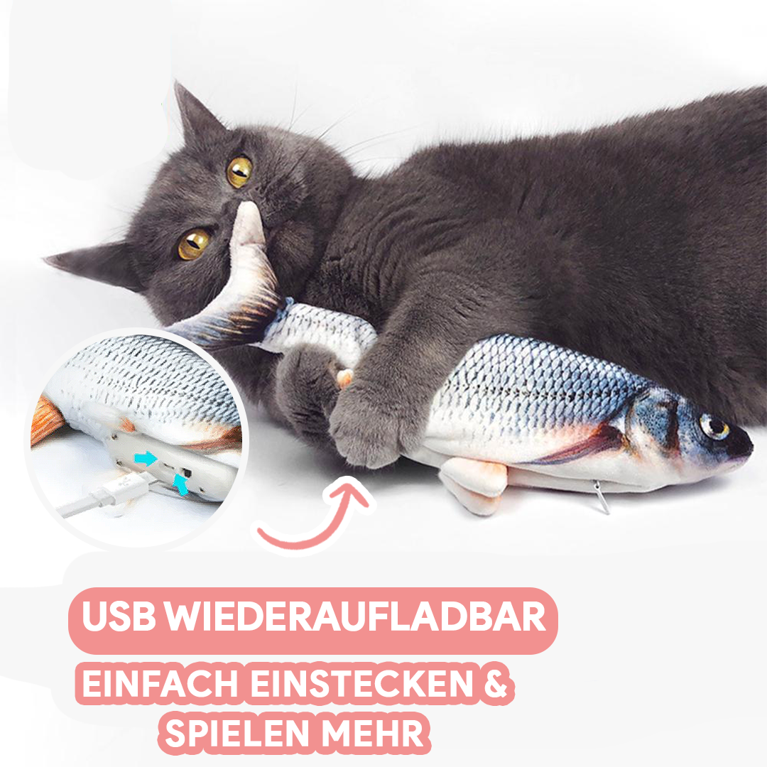 FlippityFish™ - zappelndes Katzenspielzeug - Wahre Katzenliebe