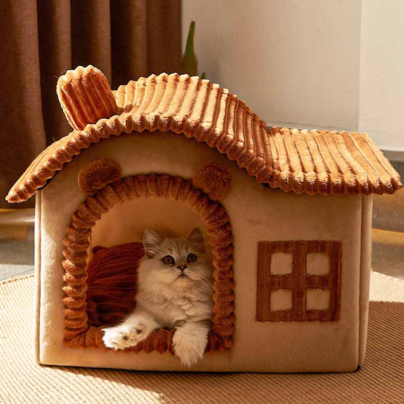 Gemütliches Katzenhaus - Wahre Katzenliebe