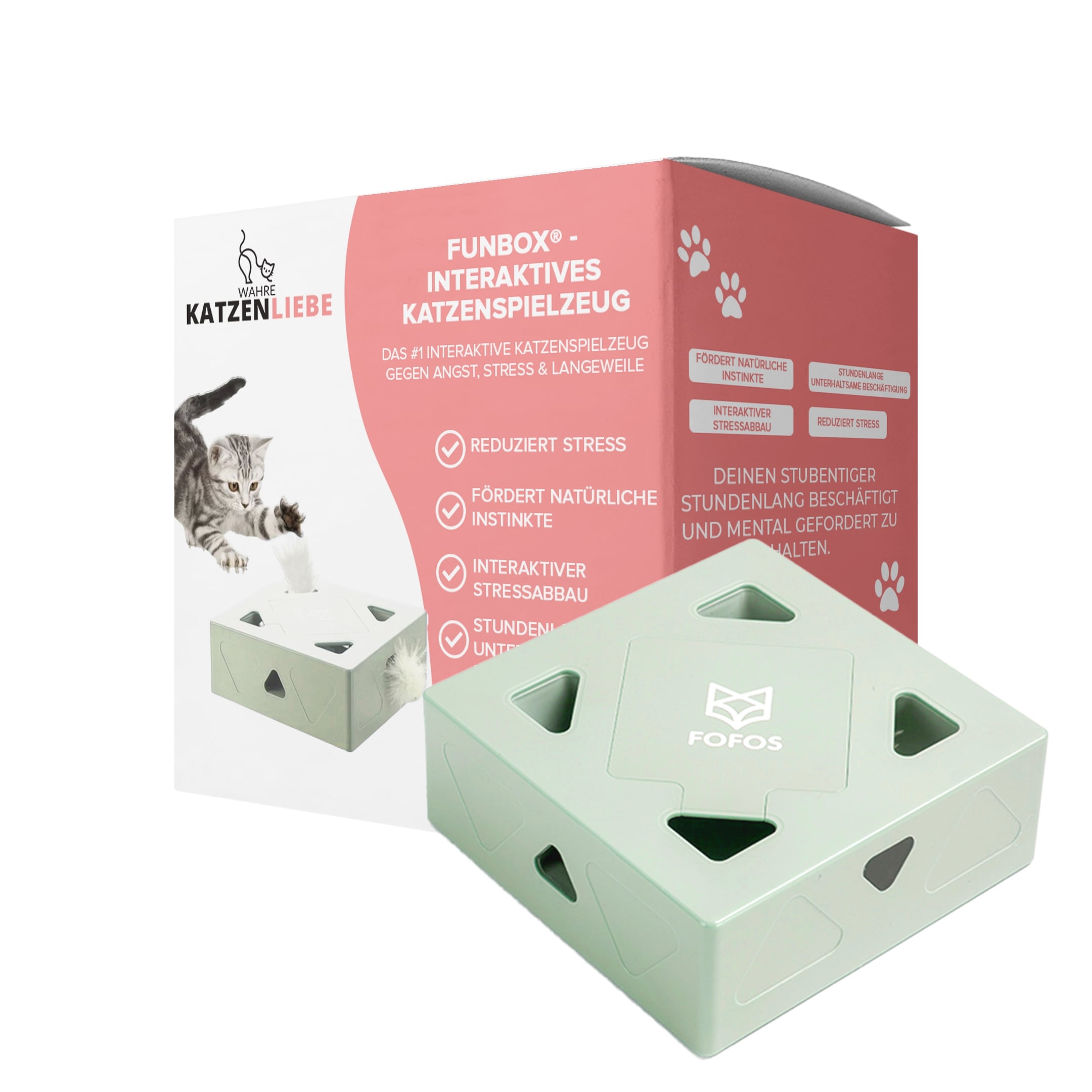 FunBox® interaktives Katzenspielzeug - Wahre Katzenliebe